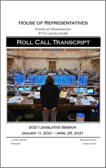 House Roll Call Transcript 2021