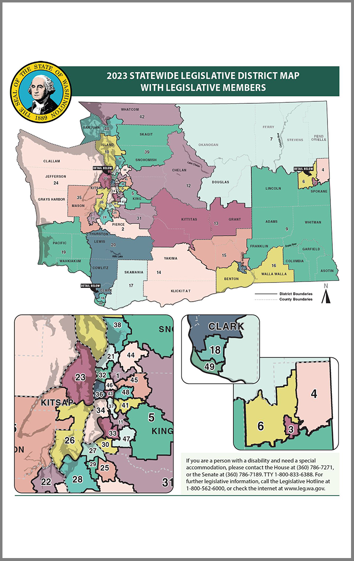 Statewide District Maps with Members 2023