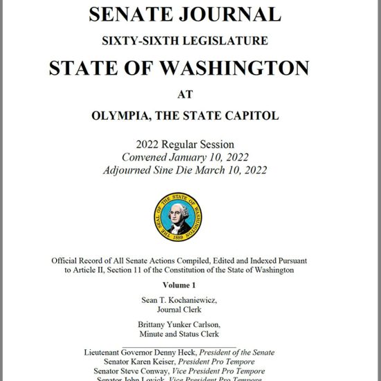 Senate Journals 2022 Vol.1-2